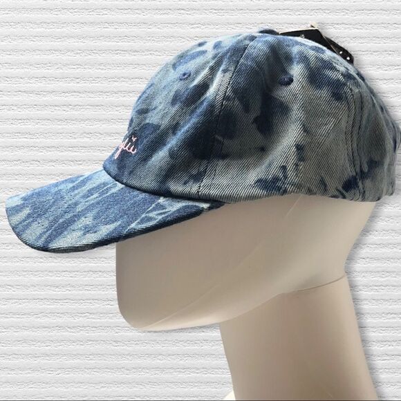 Kendall & Kylie Denim Tie Dye Baseball Cap - Picture 4 of 8